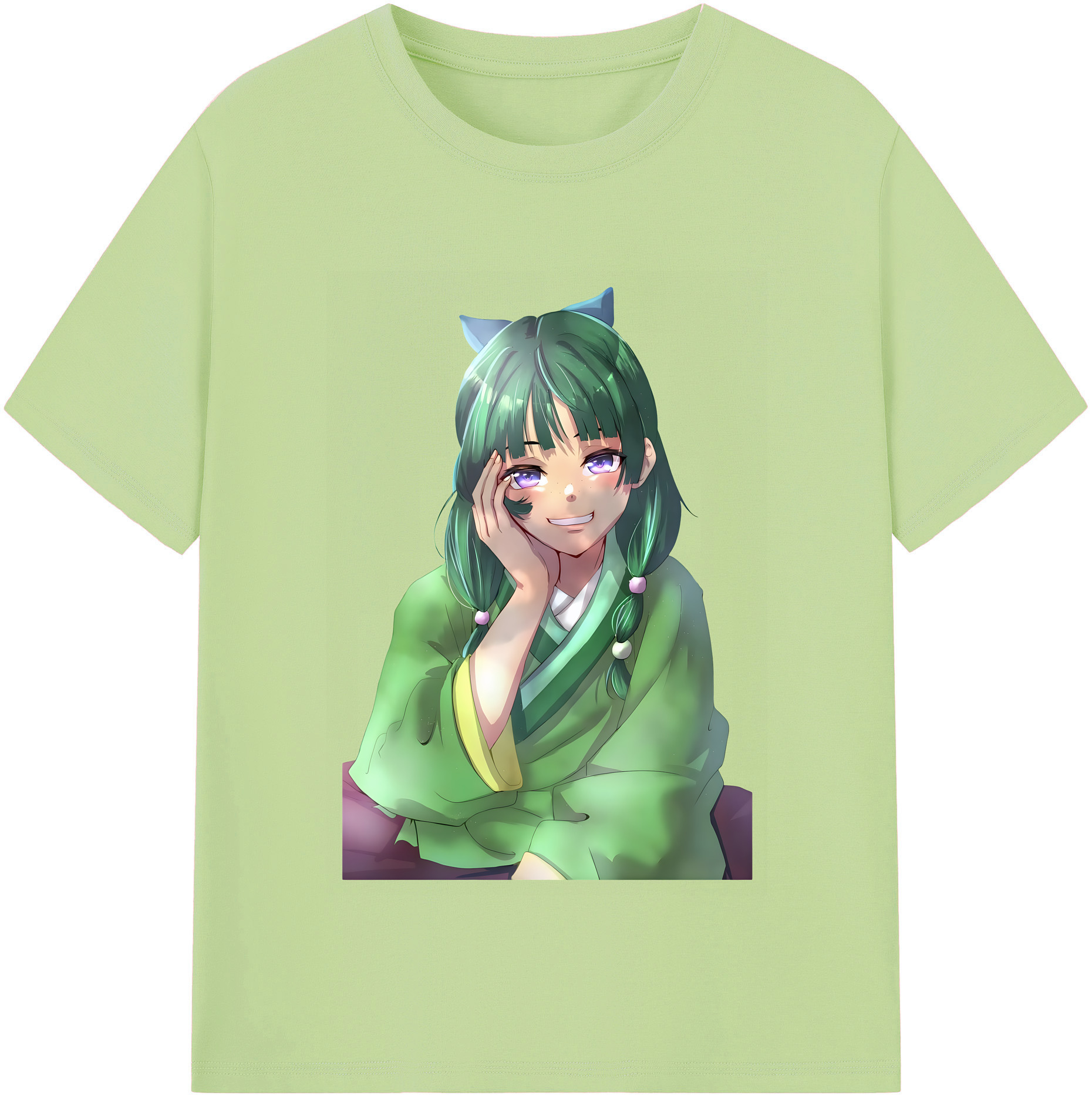 （画像用） 薬屋のひとりごと The Apothecary Diaries 綿100％半袖Tシャツ（フロントプリント）